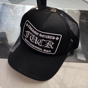 Chrome Hearts Hollywood Trucker Hat Black